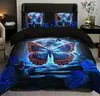 Juego de Tres Piezas Transfronterizo Caricatura Mariposa Impresión Digital 3D Exportación de Amazon Ropa de Cama Textiles para el Hogar Juego de Tres Piezas Al por Mayor