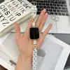 [Correa de Reloj] Adecuada para Correa de Reloj Apple S12iwatch, Patrón de Estrella en Espiral con Brillo Fino, Superficie Brillante, Correa de Reloj Versátil para Mujer