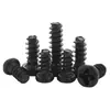 Ferro Preto Pb M1.4-M4 Parafusos Autoatarraxantes de Cabeça Panela Fenda Cruzada Cauda Plana Parafusos Pequenos Gb845 Cauda Plana
