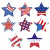 Suministros para fiesta del Día Nacional de EE. UU. transfronterizos decoraciones Día de la Independencia de América colgante espiral de estrella etiqueta colgante