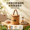 ¡Guau!, Bolsa Isotérmica Personalizada, Bolsa Portátil para Acampar al Aire Libre y Picnic, Bolsa para el Almuerzo para Viajes al Trabajo, Bolsa para Fiambrera de Gran Capacidad