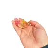 Tetera de Cristal para Ganar Dinero, Regalo de la Suerte, Adorno de Tetera de Cristal de Mahjong, Colorido de Año Nuevo