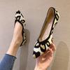 Sapatos Flats Femininos 2026 Novo Estilo com Malha Fly-Knit e Bico Fino, Sapatos Rasos Estilo Princesa, Solado Macio, Respiráveis, Macios, Tamanho Grande