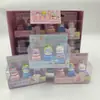 Set de 3 Sellos de Animales Lindos de Comercio Exterior: Sello de Peluche de Pingüino, Sello de Figura Linda de Conejo, Manzana y Oso