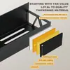 Estante de Almacenamiento Estante Baño Inodoro Ducha Gel de Baño Estante de Almacenamiento de Pared Sin Taladro