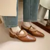 Zapatos Mary Jane de una sola capa con borde de piel de oveja auténtica para mujer, forro de polar, nuevos zapatos cálidos de otoño e invierno, tacón medio, puntera cuadrada, boca poco profunda, zapatos de una sola capa, zapatos para mujer