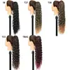 Peluca de Comercio Exterior Peluca de Cola de Caballo con Cordón Profundo Bolsa de Cabello Transfronteriza Europea y Americana Cola de Caballo