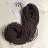 Elástico de Borracha de Quatro Cantos 1,5mm Corda de Cabelo 300 Jardas Corda Inteira Material Artesanal DIY Anel de Cabelo Fino de Quatro Fios Acessórios