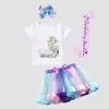 Saia Tutu para Menina Saia Tutu Infantil Europeia e Americana Saia Princesa Infantil Conjunto Suspensório Saia Tutu Pirata Sem Ossos