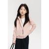 Sudaderas con capucha Derong para niñas 2025 Otoño Nuevo Cárdigan con cremallera para niños Top casual para niños medianos y grandes