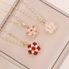 Nuevo collar transfronterizo de circonitas con flores multicapa, diseño de nicho con personalidad femenina, joyería con cadena de clavícula N845