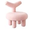 Taburete Pequeño de Cachemira Banco para el Hogar Moderno Sencillo Sala de Estar Sofá Taburete Bajo para Niños Banco Taburete de Animal Banco para Cambiar Zapatos