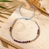 Pulsera de Cuentas de Arroz de Cristal Estilo Resort Bohemio, Venta Caliente Transfronteriza Pulsera de Cuentas Tejida a Mano con Diseño de Nicho para Mujer