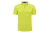 Algodão 95% elastano 5% gola lisa fruta amarela Verde fábrica negócio manga curta lapela camisa polo etiqueta bordada