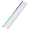Pente de fileira Hartley para animais de estimação pente para cães aço inoxidável gato teddy beleza fileira reta pente garfo cabelo pente de fileira 22cm