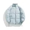 Chaqueta de Algodón con Cuello Alto Estilo High Street Americano para Hombre Invierno Holgada Moderna Casual Versátil Ropa de Algodón Cálida Ropa de Abrigo