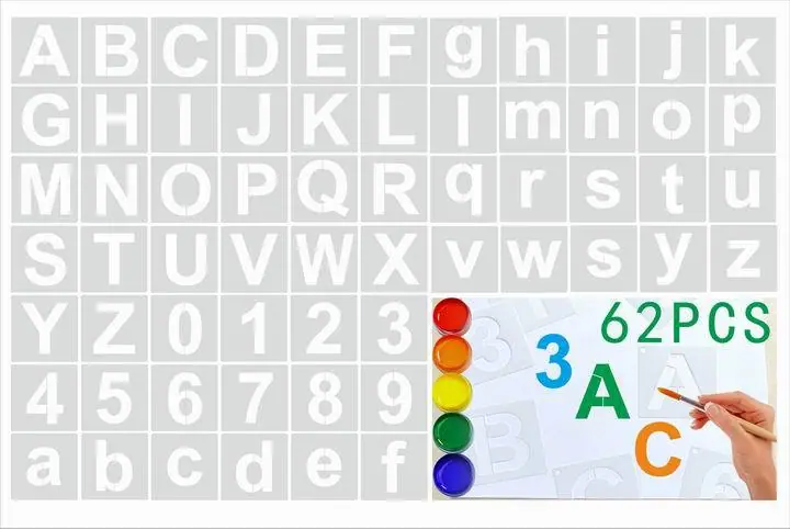 调整大小 62PCS