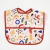 Babero Infantil Transfronterizo Bolsa de Comida Tridimensional para Bebé Babero Impermeable y Lavable para Bebé Bolsa Resbaladiza Super Suave Toalla Resbaladiza para Comer