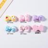 Accesorios de resina, dibujos animados, lazo Sanrio, bricolaje, crema, pegamento, parche para carcasa de teléfono móvil, accesorios para el cabello, adhesivo decorativo, accesorios para tarjetas