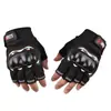 Guantes de motocicleta de moto protectores de dedo completo pantalla táctil masculinos Caballero dedo largo deportes al aire libre transpirables medio dedo hombres conducción