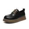 ZHR Zapatos de una capa para mujer 2025 Nuevos Vintage Estilo Británico INS Zapatos de cuero pequeños Combinan con todo Ligeros Zapatos de mujer Mocasines bajos para mujer