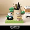 Suporte de Caneta Cultural e Criativo de Panda de Chengdu Decoração de Mesa de Escritório Quarto Infantil Mesa Presente Prático para Meninos e Meninas