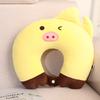 Almohada en forma de U Almohada para el cuello Almohada para el cuello Dibujos animados Avión Almohada para el cuello Almohada de viaje Almohada para la siesta Almohada linda en forma de U