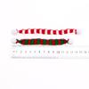 1:12 Muñecas Casa de Muñecas Accesorios para Disparos Rojo, Blanco, Rojo y Verde Bufanda Mini Tejida Decoración Navideña