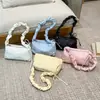 Bolso de mano plisado de moda estilo coreano para mujer, nuevo modelo primavera 2026, bolso cruzado de hombro con cordón de estrella casual único