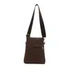 Bolsas Transfronteiriças 2025 Outono e Inverno Nova Bolsa Quadrada Pequena Tendência Bolsa para Celular Simples Moda Textura Bolsa de Ombro Crossbody
