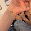 Pulsera Ojo de Gato Nicho de Lujo Ligero de Alta Gama para Mujer Ins Trendy Versátil Elegante Celebridad de Internet Mismo Estilo Pulsera Joyería con Incrustaciones de Diamantes