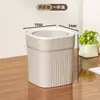 Lixeira de Mesa Alta Aparência Exquisita Doméstica Sala de Estar Quarto Escritório Pequena Fofa Caixa de Armazenamento de Lixo
