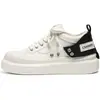 Nuevos Zapatos de Skate para Hombre Otoño e Invierno Bloque de Color Caña Baja Suela Gruesa Estilo Juvenil Tendencia Personalidad Streetwear Tallas Grandes Zapatos Deportivos Casuales