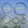 Anillos para Colgar Cortinas Cortina de Ducha Ganchos a Presión Móviles Anillas de Acero para Llaveros Accesorios para Palo de Bandera y Póster