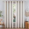 Cortina de Estilo Bohemio para Hogar, Sala de Estar, Balcón, Impermeable, a Prueba de Sol, Barrera, Estampado Geométrico, Cortina Decorativa para Casa de Huéspedes