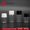 2ml3ml rosca frasco de amostra pequena garrafa transparente sub-garrafa listrada tampa octogonal tampa tubo de tração frasco