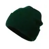 Gorro de Tricô Cor Pura Estilo Casual para Homens e Mulheres, Versátil Outono e Inverno Adulto Cor Doce Quente Pulôver Lã