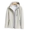 2022 primavera y otoño impermeable cortaviento softshell con capucha para hombre y mujer delgado de una sola capa para montañismo al aire libre ropa de asalto 7068