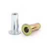 Tuerca remachable no estándar tornillo remachable hexagonal parcial personalizado capuchón de aluminio remachable procesamiento personalizado remache de acero inoxidable