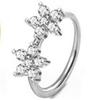 Gaibei Europeu e Americano Transfronteiriço Simples Elegante Piercing de Nariz Estilo K Ins Roupa de Trabalho Diária Unha de Nariz Acessível Moda de Luxo Ornamentos de Nariz Personalizados