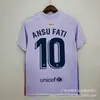 Camiseta de Aficionado Estilo Antiguo Club Estrella Número de Jugador Sin Brazaletes 202122 Barcelona Inter de Milán Manchester United