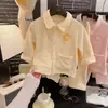 Conjunto Novo de Homewear Outono e Inverno para Crianças Médias e Grandes Conjunto de Pijama para Meninas Roupa Íntima Quente para Meninas Roupa Externa para Meninos Espessada
