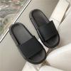 Pantuflas de Verano para Mujer Estilo Coreano a la Moda Sencillas para Pareja para Interior Hogar Baño Planas Color Sólido Sandalias para Hombre 559ss
