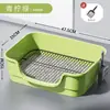 Banheira vaso sanitário para cachorro, vaso sanitário de aço inoxidável para cachorro, caixa de areia anti-cocô para cachorro, suprimentos para animais de estimação, vaso sanitário para cachorro para atacado