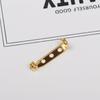 Suministro puntual 2.5cm -3.8cm Metal de hierro de cobre con broche de hebilla de pasador de seguridad de bloqueo