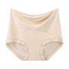 Calcinhas de Seda de Amora Antibacteriana 10A com Entrepernas Estendido e Alargado, Lyocell, Cintura Alta para Mulheres, Tamanho Plus Size, Sem Costura, Controle de Barriga