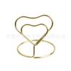 Portatarjetas de lugar romántico para boda transfronteriza, clip vertical para notas, clip metálico creativo con base, clips para etiquetas, clips para mensajes