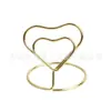 Porta-Cartão de Lugar Romântico para Casamento Internacional Porta-Notas Vertical Porta-Etiquetas de Assento de Metal Criativo Porta-Lugar