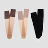 Rodilleras de Algodón de Verano de Color Cómodas para Aire Acondicionado Medias de Seda Combinables Calcetines Finos Antigancho Hasta la Rodilla para Mujer Medias sin Pie