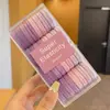 Cuerda para el Cabello Infantil Color Caramelo Banda Elástica Anillo Toalla para Cola de Caballo Alta de Niña Banda para el Cabello Banda Elástica para el Cabello de Niña Accesorios para el Cabello
